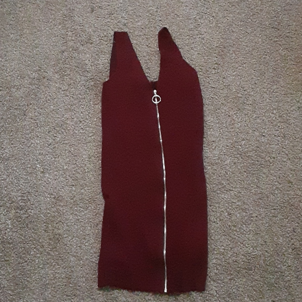 Maroon bodycon dress size small